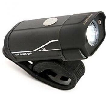 MSC Bikes LIGHTCREE500 Luz led Delantera Blanca, Negro, 500 Lumens