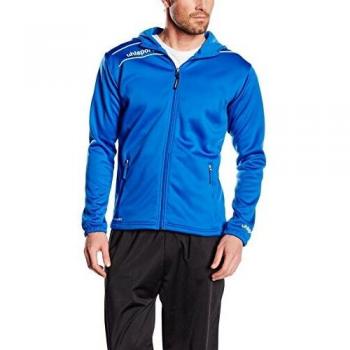 uhlsport Stream 3.0 Cazadora con Capucha, Hombre, Azul/Blanco, XXL