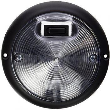 HELLA 2JA 998 569-017 Luz interior - Halógena - 12V - P21W - montaje exterior/atornillado - Color de tulipa: transparente - habitáculo - Cant.: 60