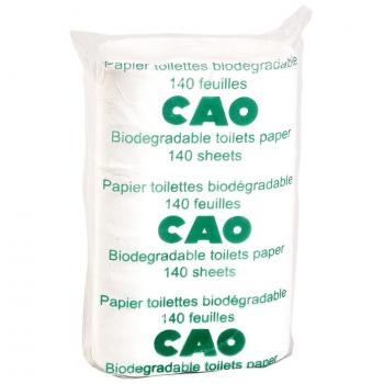 Cao Papel higiénico, 2 rollos de 140 hojas