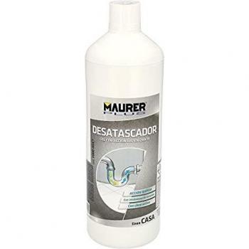 MAURER 5600002 Desatascador Liquido Gel Profesional 1000 ml, Multicolor