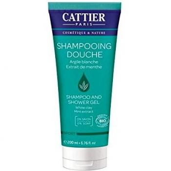 Cattier Champú y Gel de ducha Sport - 200 ml, paquete de 2