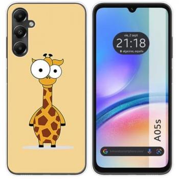 Funda de Silicona para Samsung Galaxy A05s con Diseño de Jirafa y Dibujos
