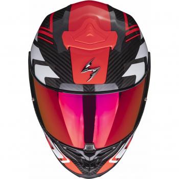 Casco Integral Scorpion EXO R1 EVO CARBON AIR SUPRA Black-Red