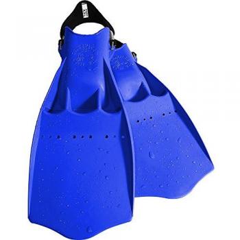 Aletas de Buceo Dive System Tech, Aletas natación de goma, color azul, tamaño SM (EU 40 – 42)