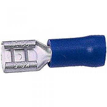 Conector de cable HELLA 8KW 744 697-003 - Azul - Para cables de 1.5mm² a 2.5mm² - Flachsteckhülse - Cantidad: 100