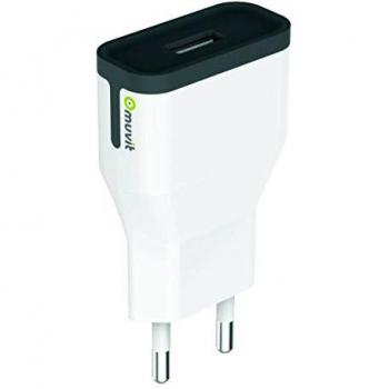 Muvit MUACC0167 - Transformador USB, 2.4 A, Color Blanco