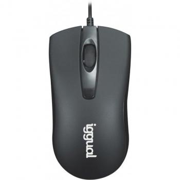 Iggual COM-BUSINESS-1200DPI Ratón Óptico Ambidextro USB Tipo A 1200 DPI Negro