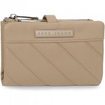 Cartera con monedero extraíble Pepe Jeans Kylie Taupe