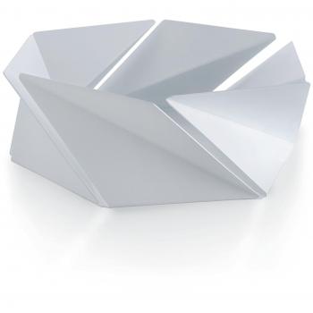 Alessi acero Kaleidos cesta coloreado con resina epoxi), color blanco