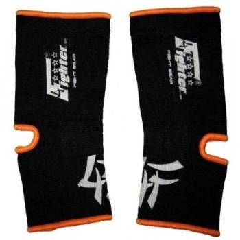4FIGHTER Vendajes de condiloideo 4FAG negro con naranja neón outlines, Talla:S/M