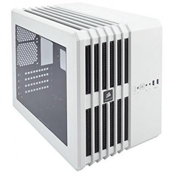 Corsair Carbide Air 240 - Caja de PC, Micro-ATX, Ventana Lateral, High Airflow, Blanco