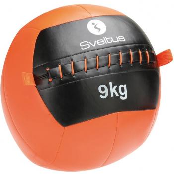 Sveltus 9kg Orange Wall Ball - 35cm