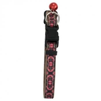 Nayeco Collar Envy New Hippy Rosa para Gatos, Ajustable 20-33 cm x 10 mm
