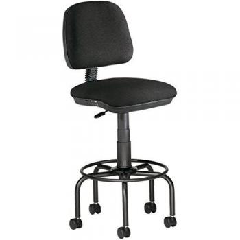Rocada RD-980 - Taburete con respaldo rocada para mesa de dibujo, color negro