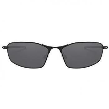 Oakley Whisker OO 4141 Sunglasses, Black, Male, Size: 60 MM, Prizm Polarized, Satin Black, CAT3