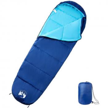 Saco de dormir tipo momia de camping para adultos 3 estaciones Color Naranja y negro, Camuflaje, navy and blue