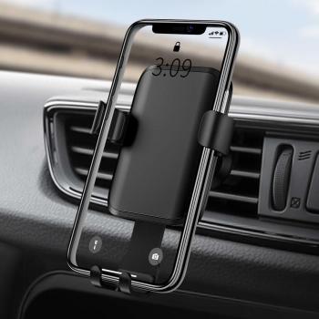 Warxin Soporte Movil Coche, Gravedad Soporte Móvil para Coche Rejilla del Aire Rotación Ajustable Universal Gravity Automatico Soporte Teléfono Auto para iPhone Samsung Huawei Smartphone Etc