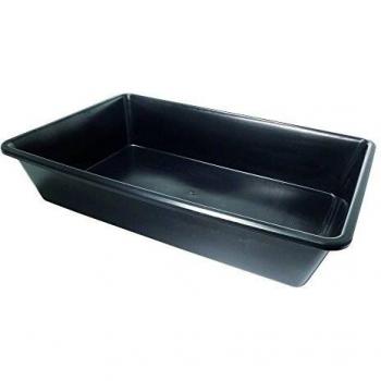 Bandeja de recogida para líquidos 20 litros negra 60x40x12