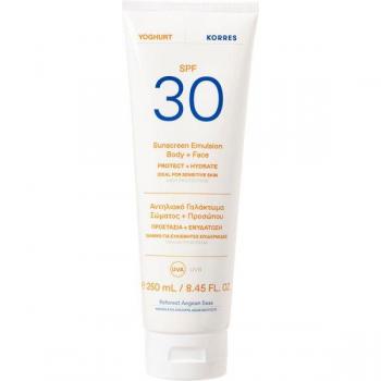 Protector solar Korres Yoghurt Face & Body SPF30 250ml