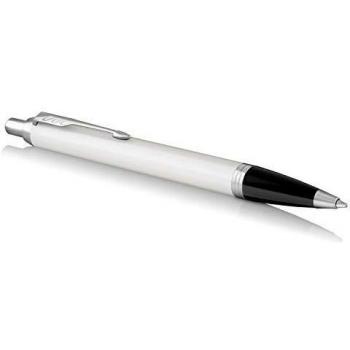 Parker IM - Bolígrafo, Punta mediana, color Blanco