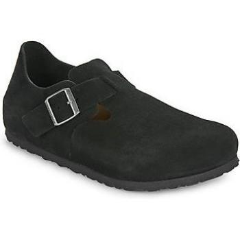 Birkenstock London Black Suede Leather Men's Comfort Shoes Size 40