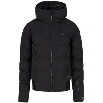 Chaqueta de esquí con capucha Protest PRTAlysumi negro mate mujer L