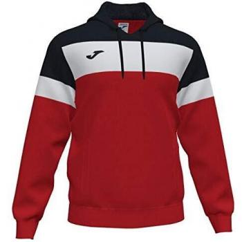 Joma Crew IV Sudaderas, Hombre, Rojo Negro, 3XS