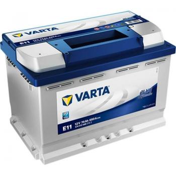 Batería Varta Blue Dynamic E11, 74 Ah – 680A(EN) 12V, medidas 278x175x190mm