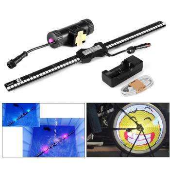 XCSOURCE® recargable luz de rueda de bicicleta 220 lúmenes 96 RGB LED IPX6 impermeable bicicleta luz de neumático para 20 pulgadas y por encima de la rueda de la bicicleta CS472