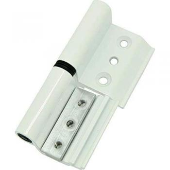 MICEL Bisagra 6813 Derecha Alum. Blanco 2 un.