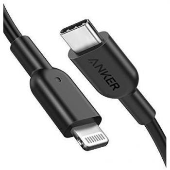 Anker Cable USB C a Lightning [0,9 m, certificación MFi de Apple] Powerline II para iPhone X/XS/XR/XS MAX / 8/8 Plus, Compatible con Power Delivery
