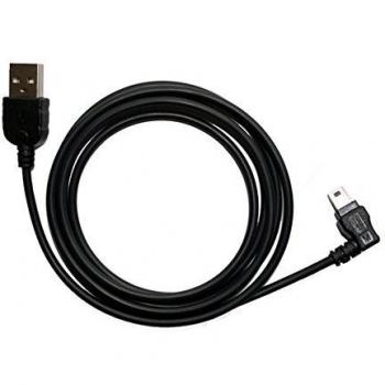Cable USB Medion con conector de 90 ° a energía y conectar a un PC a través de USB para Aldi Medion Medion Serie P MD PNA Mio Gopal... y muchos otros