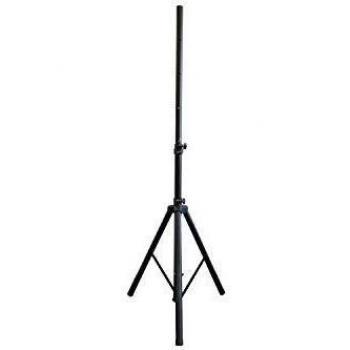 Qtx robust steel speaker stand black