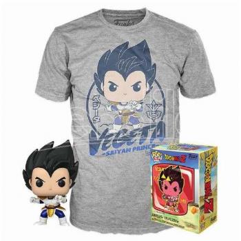 Set figura POP y camiseta manga corta Dragon Ball Z Vegeta