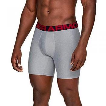 Under Armour Tech 6In 2 Pack Ropa Interior, Hombre, Gris