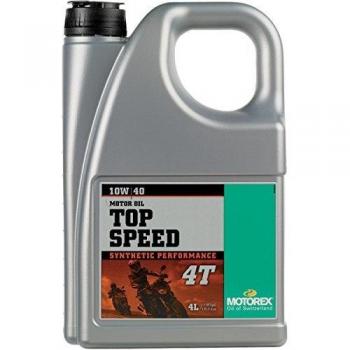 Aceite de motor sintético MOTOREX Top Speed 4T 10W40 - 4L