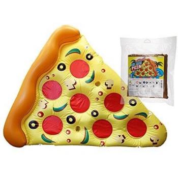 OUT OF THE BLUE Pizza Pieza Hinchable Aire Colchón, Multicolor, One Size