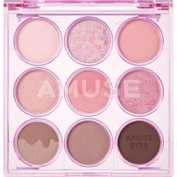 AMUSE Cool Rose Eye Color Palette - 9 Shades (0.6g each)