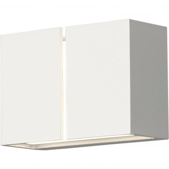 Aplique LED de exterior Konstsmide Pavia, blanco, moderno, 4x3W LED, IP54