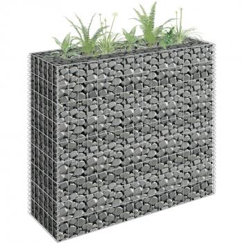 Gabion Raised Bed Galvanized Steel 90x30x90 cm