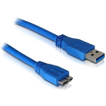 Cable USB 3.0 A a Micro-B de 3 metros, color azul