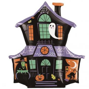 Globo Foil Casa Encantada Halloween 63x66 cm