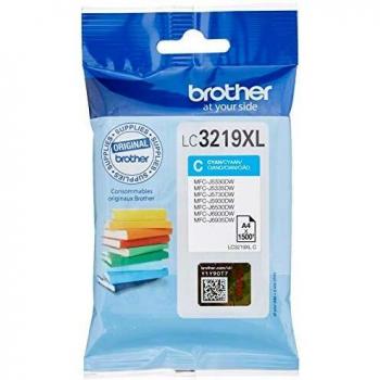 Brother LC3219XLC Cartucho de tinta cian original de larga duración para las impresoras MFCJ5330DW, MFCJ5730DW, MFCJ5930DW, MFCJ6530DW, MFCJ6930DW y MFCJ6935DW