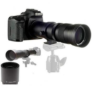 JINTU 420-1600mm f8 HD Telefoto Zoom Lente Manual para Nikon DSLR Cámaras D90 D80 D5100 D5200 D5300 D5500 D5600 D7500 D500 D700 D750 D800 D810 D850 D3100 D3200 D3300 D3400 D7000 D7100 D7200