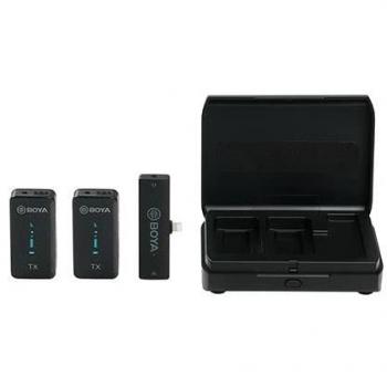Micrófono Inalámbrico Doble Boya BY-XM6-K4 para iPhone, Android y Cámaras DSLR