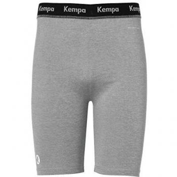 Kempa Attitude Pantalones/Shorts de Entrenamiento, Hombre, Gris Oscuro Mezcla, 164