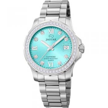 Reloj de mujer Jaguar J892/6 Executive de acero inoxidable 316L plateado con correa de acero inoxidable 316L plateado