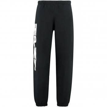 Heron Preston Men's Logo Detail Cotton Track Pants in Black, Size Small