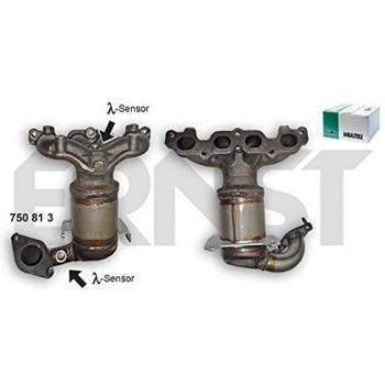 Catalizador ERNST 750813 para Ford, incluye Katalizador Krümmer y compatible con referencias 2s61-5g232-Re, 1329251 y 1329252